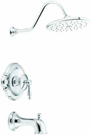 Moen Ts314 Waterhill Tub And Shower Faucet Set Without Positemp