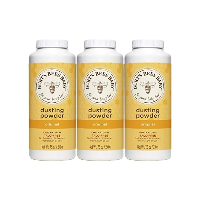 Burt's Bees Baby 100% Natural Dusting Powder, Talc-Free Baby Powder - 7.5 Ounce Bottle