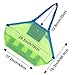 G4Free Portable Beach Mesh Tote Bag (2pack) Large &Small Sturdy Toy Bags Shell,Toys,Towels, Groceries Sand Can Ideal for Beach, Pool,Boat
