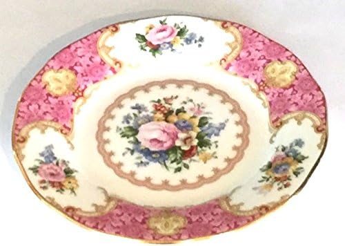Royal Albert Plate,Lady Carlyle,bone China,Pink,England (6.2"d bread plate)