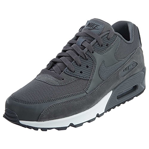 Nike NIKE AIR MAX 90 ESSENTIAL mens fashion-sneakers 537384-078_11.5 - DARK GREY/DARK GREY-BLACK-WHITE
