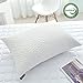 SORMAG Bed Pillows for Sleeping, Adjustable Shredded Memory Foam Pillow, Cooling Bamboo Pillow Neck Support for Back, Stomach, Side Sleepers-Queen Size