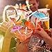 100pcs Disposable Drinking Straws, YGDZ 50pcs Plastic Umbrella Drinking Straws & 50pcs Fruit Drinking Straws for Luau Hawaiian Birthday Party
