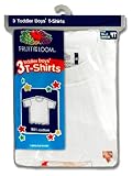 Fruit of the Loom Boys' and Toddler Boys' Crew Tee (Pack of 3)
