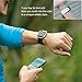UMTELE Soft Silicone Replacement Strap with Rose Gold Frame for Fitbit Blaze Smart Fitness Watch, Small, Black