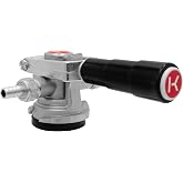 Kegco Keg Coupler, D System, Nickel