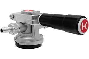 Kegco Keg Coupler, D System, Nickel