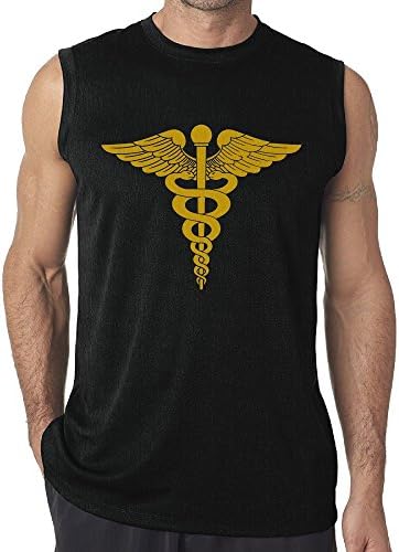 Us Army Medical Corps Sports Training GYM Man Muscle Shirt