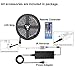 SUPERNIGHT LED Light Strip, Flexible 16.4ft SMD5050 DC12V 150Leds RGB LED Rope Light Strip with 44Keys IR Controller & Power for Home Indoor Decoration, Non-Waterproof RGB LED Light