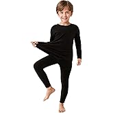 JZCreater Thermal Underwear for Kids, Boys Thermals Top & Bottom Set, Long Johns Underwear, Base Layer for Cold Winter/Skiing