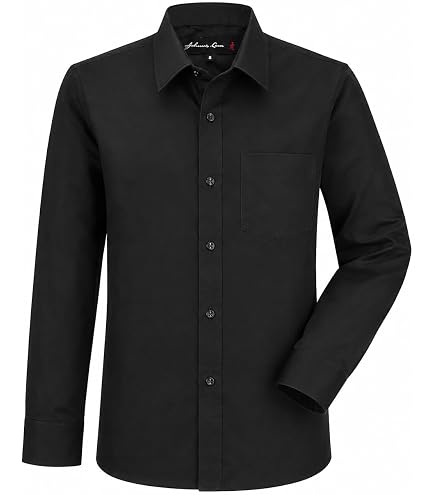 infant black dress shirt Johnnie Lene Baby Boy's Long Sleeves Solid #JL32 (12 Months, Black): Clothing, Shoes & Jewelry fabric::Spacedye Azazie, Florentina New Wedding Machine washable Size Guide:16