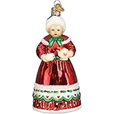 Old World Christmas Mrs. Claus Glass Blown Ornament for Christmas Tree, Handcrafted Holiday Decoration, Mrs. Claus Collection