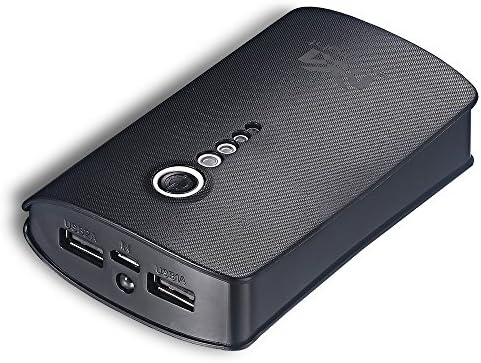 exmight 10050mah External Battery(Panasonic Cells),Compact Portable Power Bank Charger,High Speed Charging with Scratch Proof Shell Backup Pack for iPhone,Samsung Galaxy,iPad,PSP,GPS and More (black)