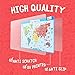 merka World Map Placemat for Kids Ages 2+ - 17