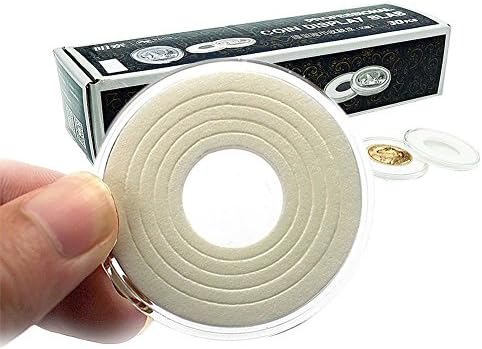Coin Capsules Coin Protector Holders for Collectors Display 30pcs