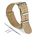 UNITED Watch Bands - NATO Band - Choice of Color & Width; 18mm 20mm 22mm 24mm -Ballistic Nylon Strap Watch Band Replacement for Men or Women -Durable, Comfortable, Waterproof -Stainless Steel Buckles