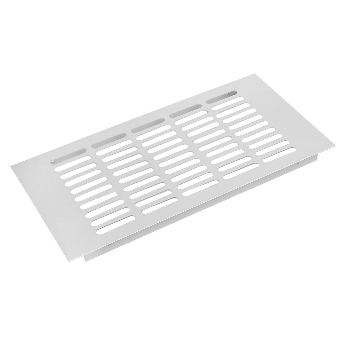 sourcing map 300mmx150mm Rectangle Shape Air Vent Louvered Grill Cover Ventilation Grille