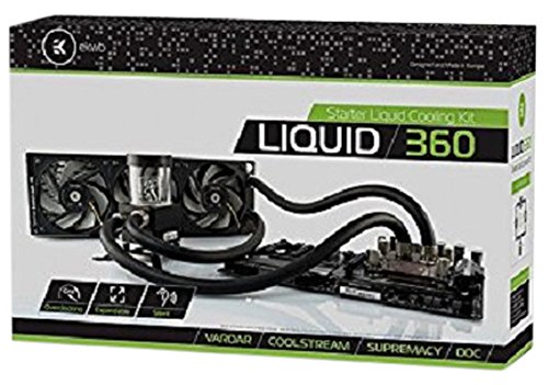 EKWB EK-KIT Liquid Series PC Watercooling Kit L360 (Best Custom Water Cooling Kit)