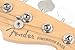 Fender Stealth String Retainer Bass Guitar Hardware (0078972049), Chrome
