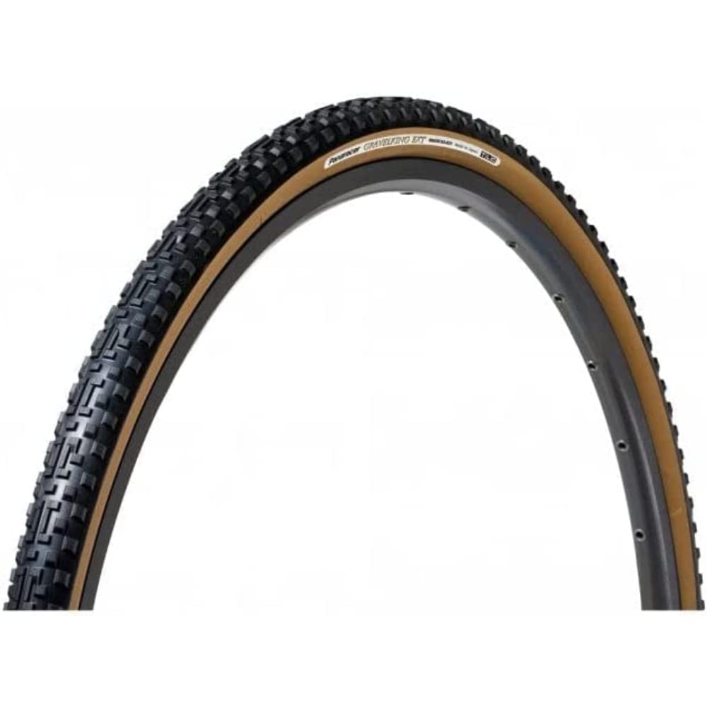 Panaracer GravelKing EXT TLC Folding Tyre : Black/Brown, 700 x 38c