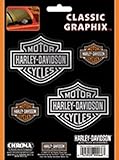Harley Davidson Bar & Shield 4-Piece Classic Graphix Set