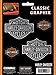 Harley Davidson Bar & Shield 4-Piece Classic Graphix Set