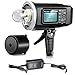 Neewer® 600W GN87 HSS Outdoor Flash Strobe Light with 2.4G Wireless System & 8700mAh Rechargeable Battery to Provide 500 Full Power Flashes Recycle in 0.01-2.5s Bowen Mount NW600BM