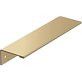 Amerock | Cabinet Edge Pull |Champagne Bronze | 5-1/16 in (128 mm) Center-to-Center Drawer Pull | Kitchen and Bath Hardware |