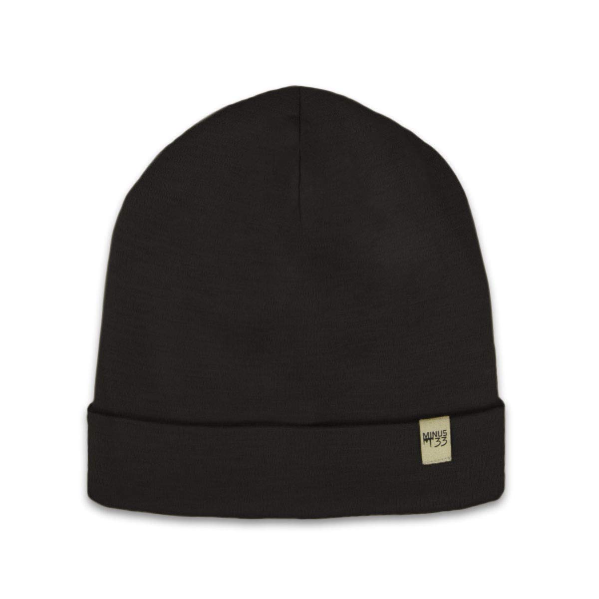 Minus33 Merino Wool Ridge Cuff Beanie, Black, One Size Size, Black eBay