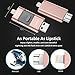 SCICNCE 128GB Flash Drive Intended for iPhone, USB Memory Stick Storage Backup for Photos Videos, Plug and Play No APP Required, Compatible with iPhone iPad Android and Computers (Dark Pink)