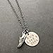 RUN LIKE A GIRL Necklace on 18 inch Gunmetal Chain - Pewter Running Shoe Charm with Hand Stamped Round Nickel Silver Charm