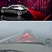 Aberobay Newest Universal Anti Collision Rear-end Car or Motorcycle Laser Tail Fog Light Waterproof Auto Brake Parking Lamp Rearing Warning Light