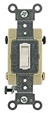 Leviton 15-Amp, 120/277-Volt, Toggle Framed 4-Way