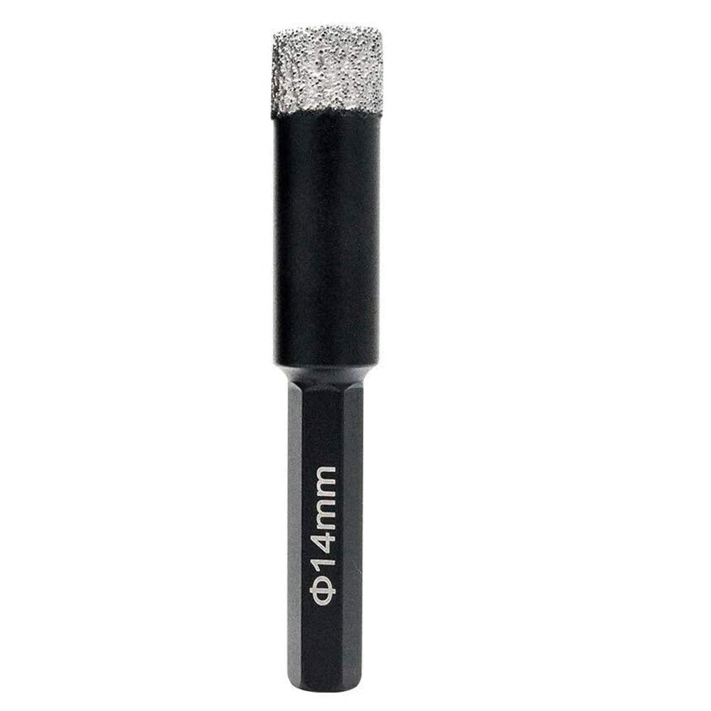 Diamond Hole Cutter 14mm Diamond Tipped Drill Bit Glass Ceramic Tile Hole Saw Cutter