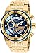 Invicta Men's S1 Rally Quartz Watch with Stainless Steel Strap, Gold, 30 (Model: 25281)