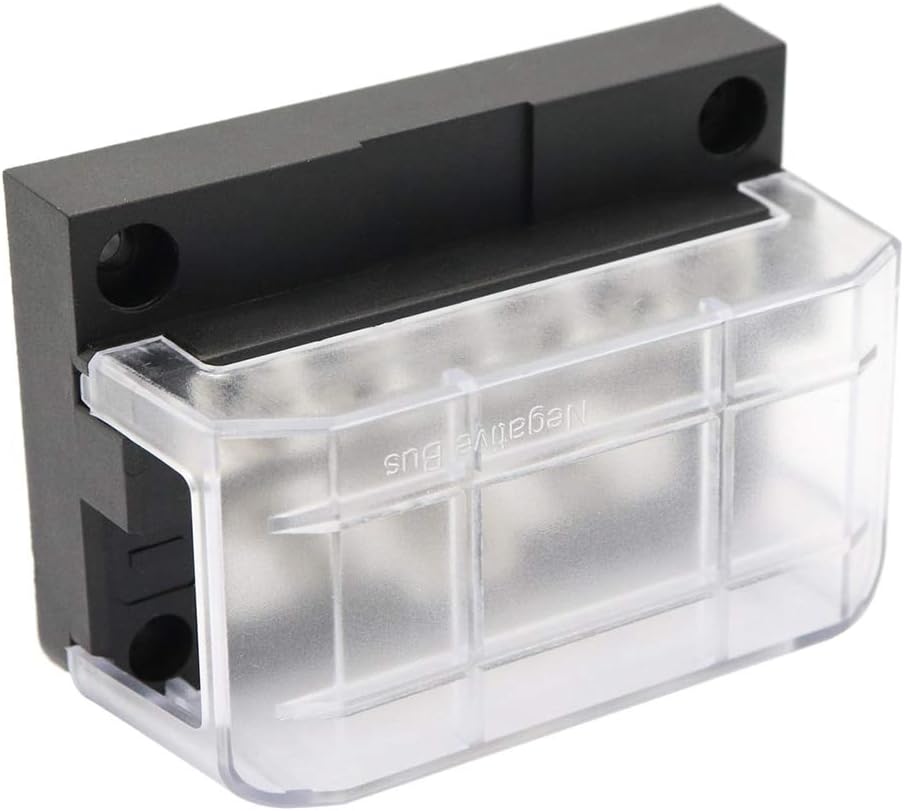 NHULOAN- 12 Point Terminal Junction Block Power Post Set Distribution Buss Bar 100 A