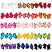 30 Pcs Baby Girl 4.5'' Ribbon Boutique Hair Bows Clips with 15 Colors in Pairs