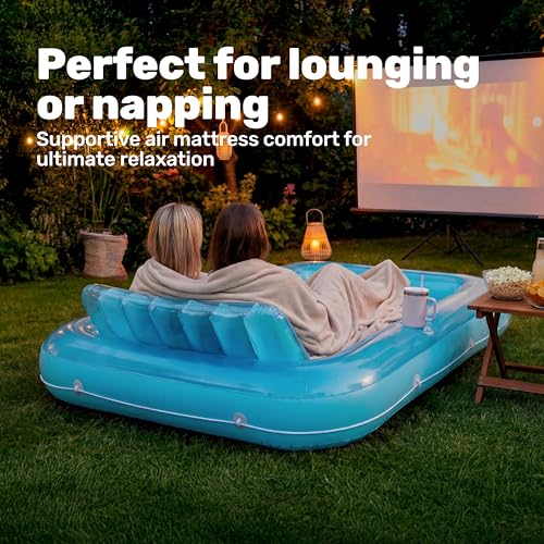 Sloosh Gonflable mats 178 x 116 cm pour Piscine, Bain de Soleil pour Adultes, Flotteur de Piscine, Matelas Gonflable pour Adultes, divertissements d'été, fête Aquatique (Fleur Violette)