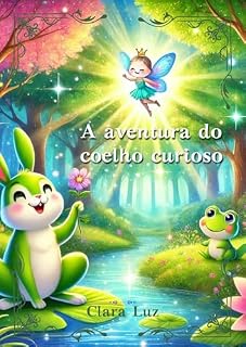 Livro A Aventura do Coelho Curioso - Livro para Colorir