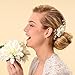 Bridal Hair Comb-Flower Side Comb Barrette Headpiece,Wedding Hair Accessories for Brides and Bridesmaids