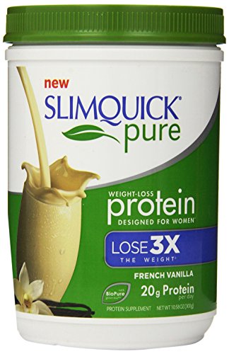 SLIMQUICK Pure Protein Powder, Vanilla, 300 Gram
