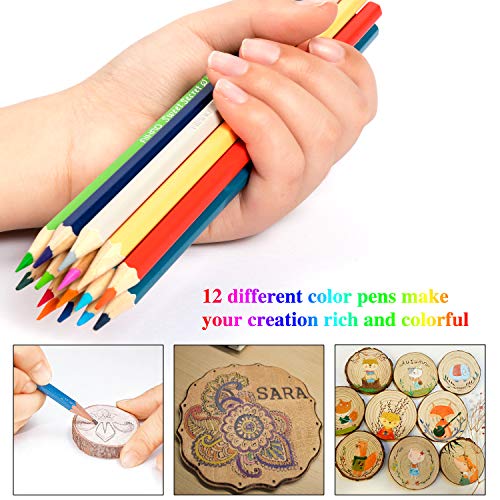 4 Pyrography+Adjustable+Temperature+Embossing+Soldering