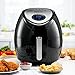 Baulia AF811 Digital Air Fryer 5.9-qt 1700-watt Electric Hot Oil-Less Oven Cooker, LCD Screen Control, Black