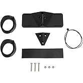 WIKIBB Universial Speaker Mount for Sea Doo Spark TRIXX, Cruise Speaker Bracket for Sea-Doo Spark 2 Up，Aluminum Black