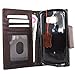 Genuine Vintage Oiled Leather Case for Samsung Galaxy S7 Active Book Wallet Luxury Cover S Handmade Retro Id s 7 Brown Magnetic Closure DavisCase