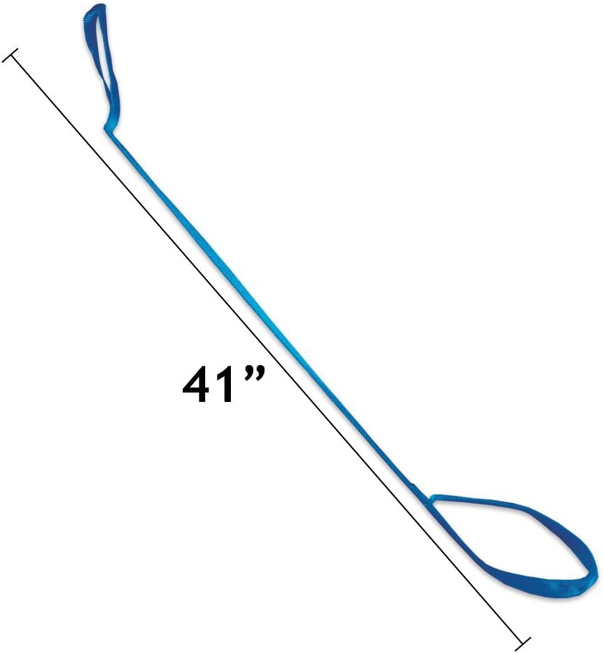 Rehabilitation Advantage Rigid Leg Lifter, Foot Loop & Hand Grip Band: Health & Personal Care