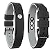 PROEXL 9K Sports Golfers Magnetic Bracelet, Swim, Shower, Surf, Wear it Everyday (Black Gray)