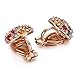 Yoursfs Clip On Earrings For Women Multicolor Crystal Rhinestone Statement Clip Earrings Jewelry…