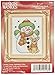 Tobin Snowman W/Frame Mini Cross Stitch Kit-2