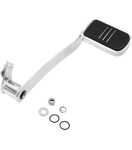 Kuryakyn Zombie Skull Bremspedal-Pad Für Harley-Davidson FL Modelle – Chrom, Mit Gummi-Pad & Hardware